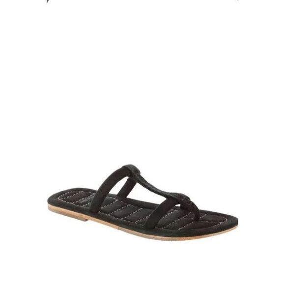 Free People Suede BlackHadden Sandal Woman Shoes
